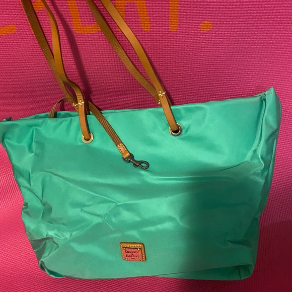 Dooney & Bourke  Aqua large Tote - Picture 7 of 10